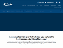 Tablet Screenshot of castle-cs.com